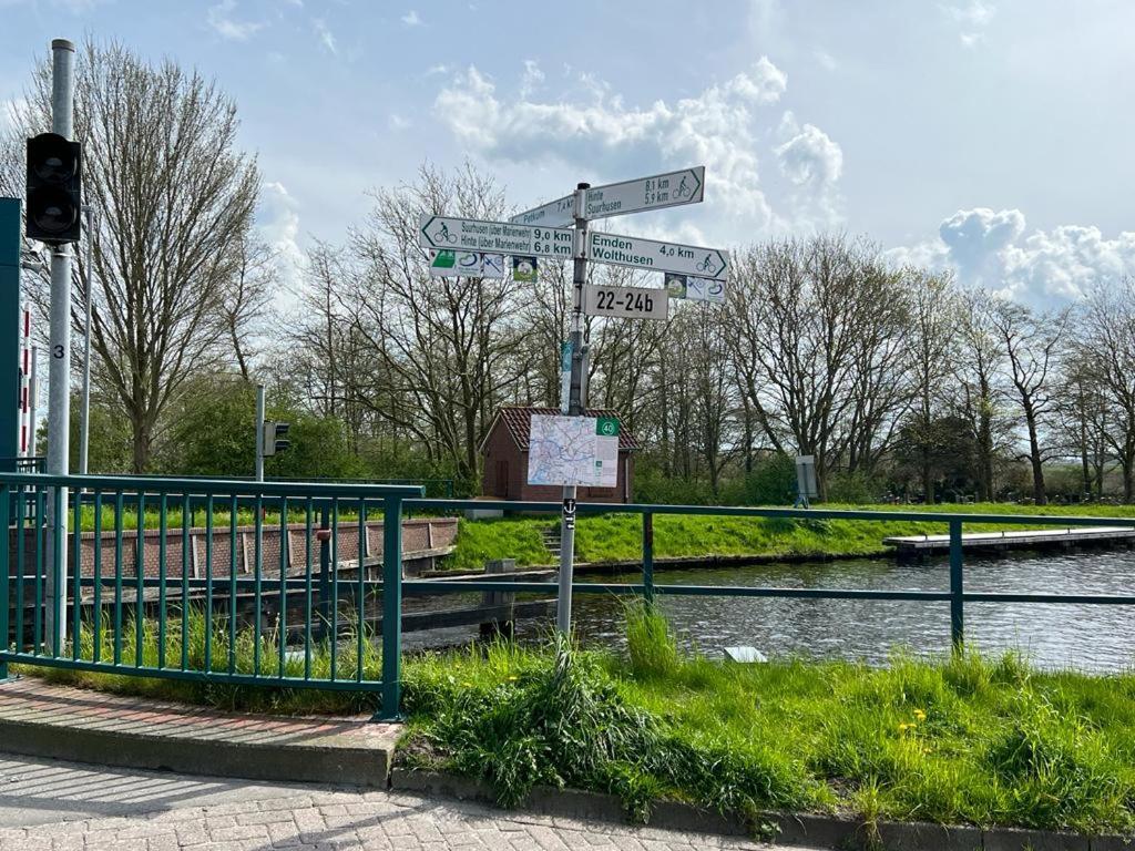Ferienwohnung Riffgat Emden Esterno foto